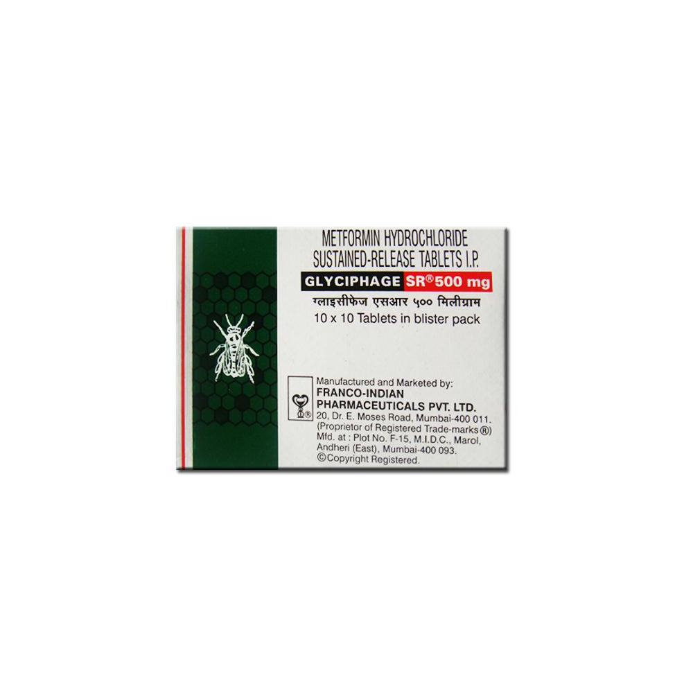 메트포르민 글리시파지 SR - 1000mg, 600정