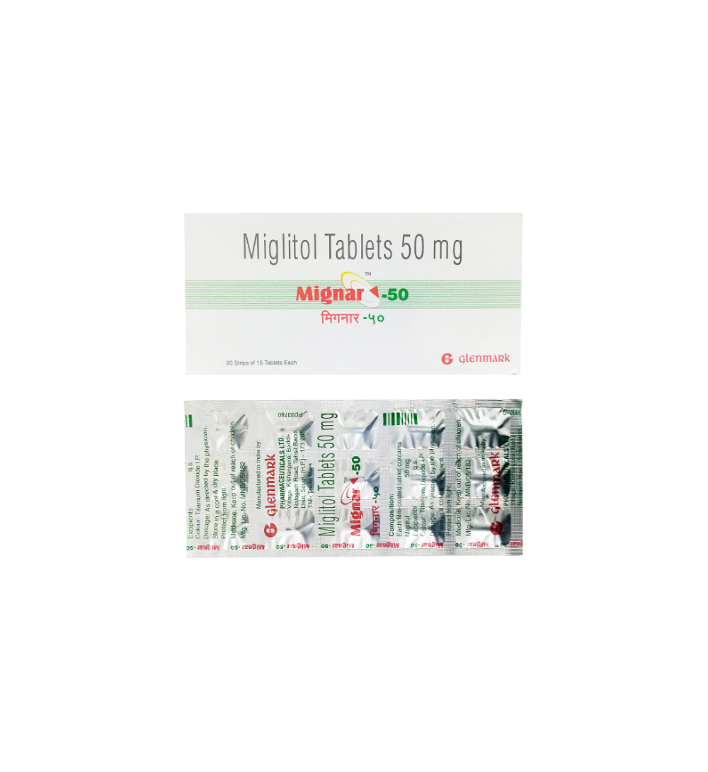 미그보스필름코팅정 미그보스정 미그리톨 Mignar - 50mg, 600정