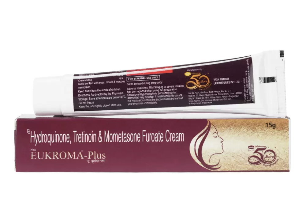 유크로마 플러스 크림 Eukroma-Plus Cream - 15g, 12개