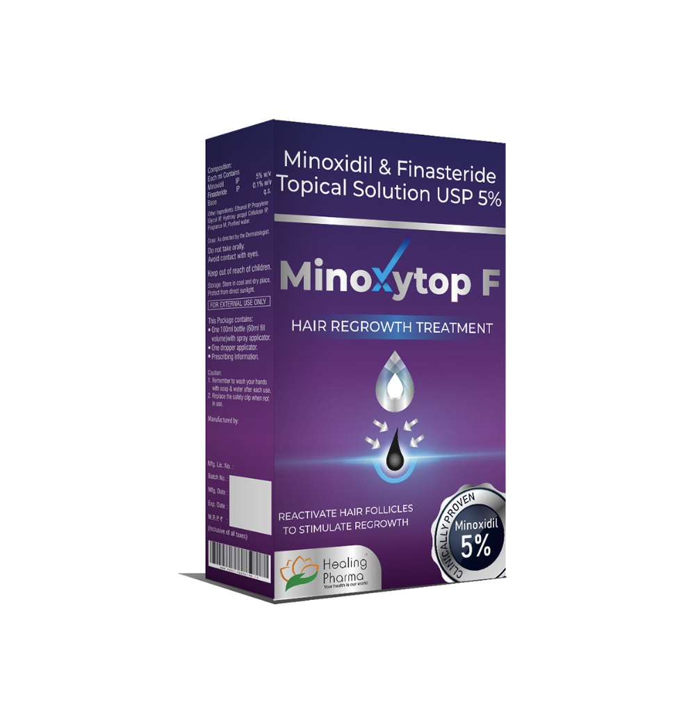모발 성장의 혁신: 미녹시탑 F 5% (미녹시딜 + 피나스테리드)로 탈모를 이겨내세요!