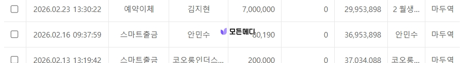 고민석송금확인 | 모든메디